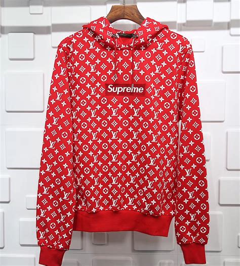 lv x supreme outfit|supreme x louis vuitton hoodie.